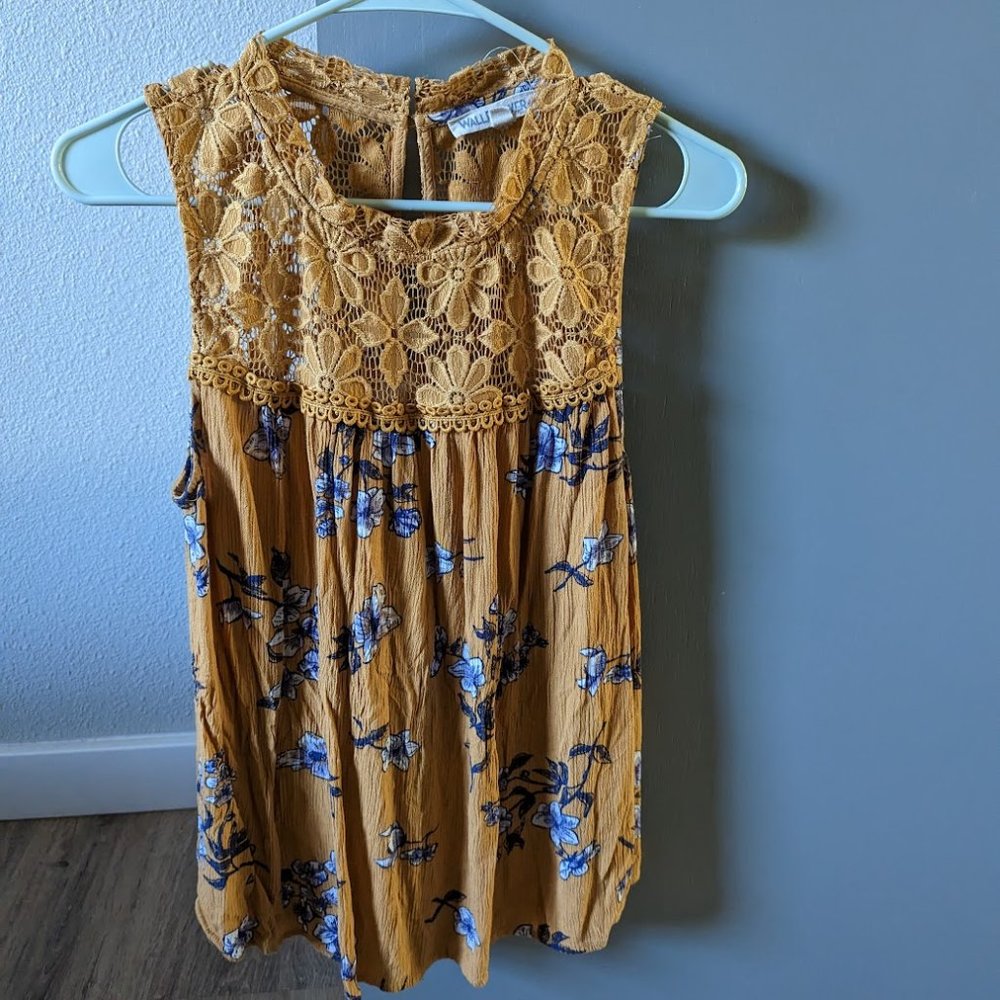 XL Floral Tank Top